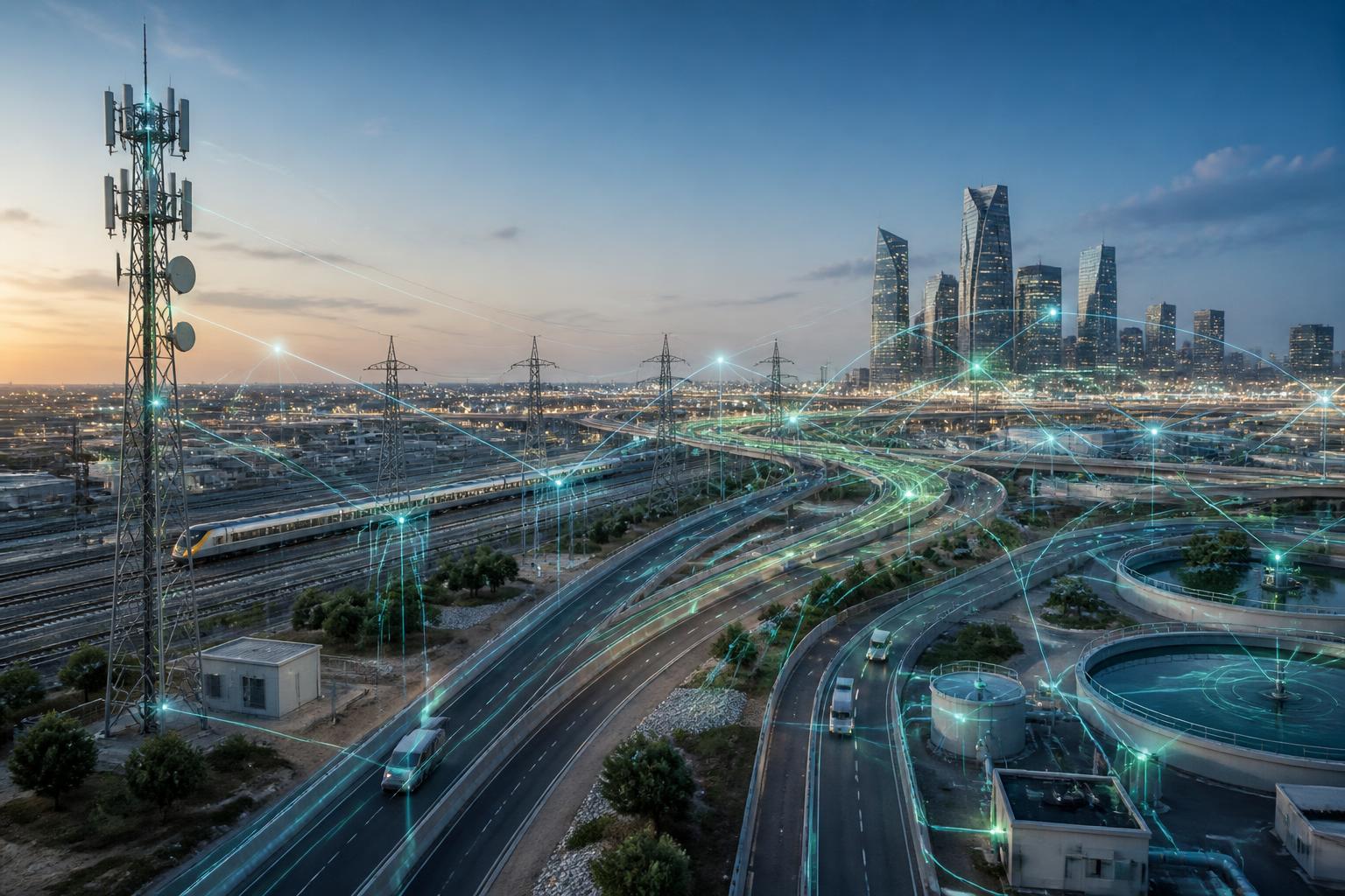 Infrastructure connected technology environment